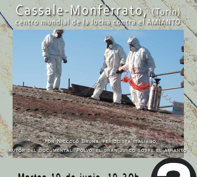 El martes 19 de junio Ecologistas en Acción Málaga organiza una sesión informativa entorno al problema mundial del amianto.